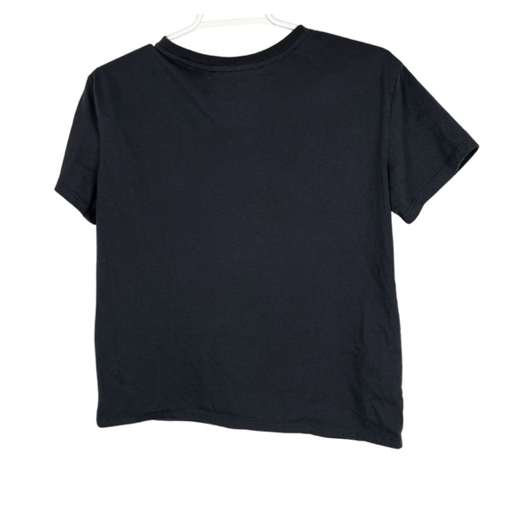 Golden hour soft cropped tee sunset wolf graphic tee - Picture 3 of 4